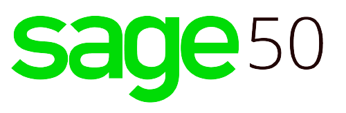 Sage 50 logo – accounting software used by Christina